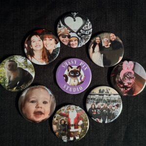 Personalized Custom Photo Magnet Round